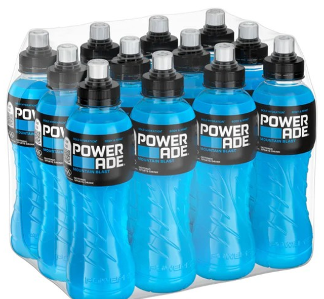 DPG Powerade Mountain Blast blau PET 0,5l (12 x 0,5 L) 19,49 inkl. Pfand