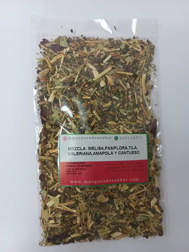 Mezcla relajante ansiedad