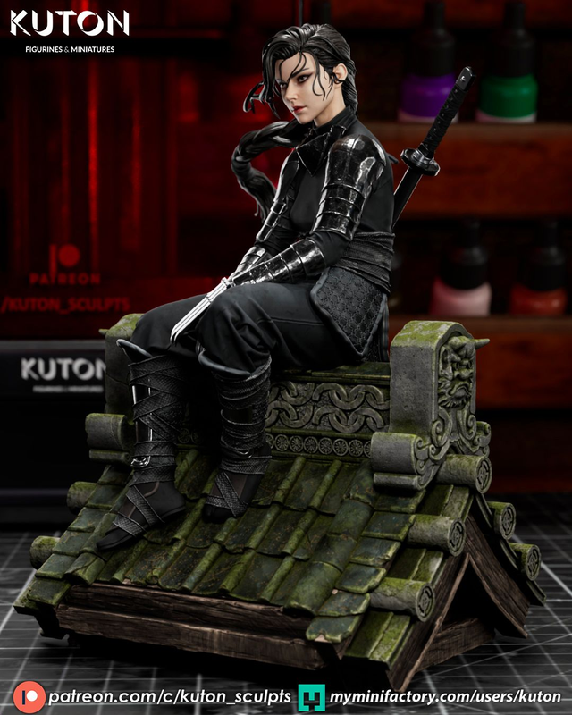 STATUE SHIORI série heroic fantasy