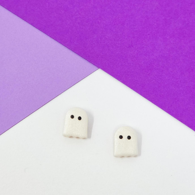 Pearl Ghost Studs