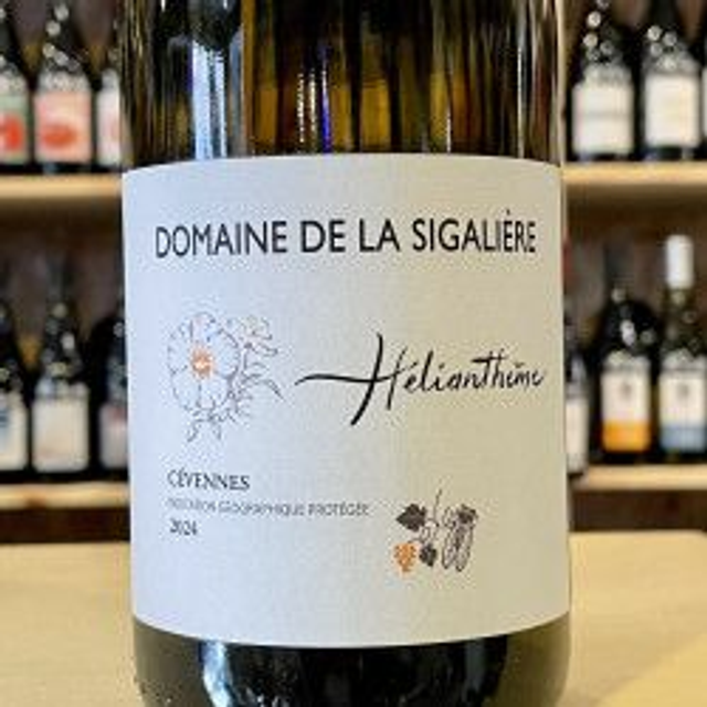 Cévennes blanc Héliantheme domaine de la Sigalière 2024