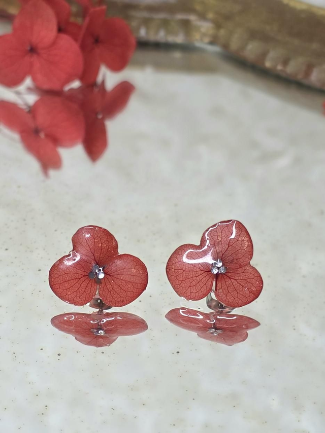 Les délicates simple terracotta strass argent