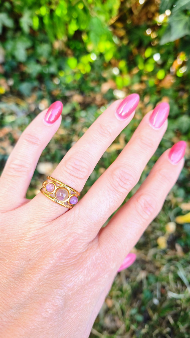 Bague Astrale Améthyste