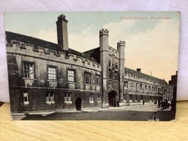 Christ College, Cambridge, Cambridgeshire,  Posted 1911 Valentine's Series. Our Ref No. R275 £2.50