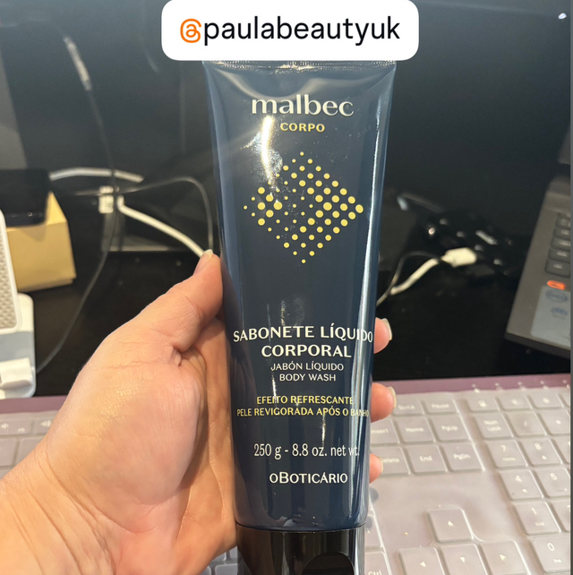 Malbec Sabonete Líquido Corporal 250g 59021