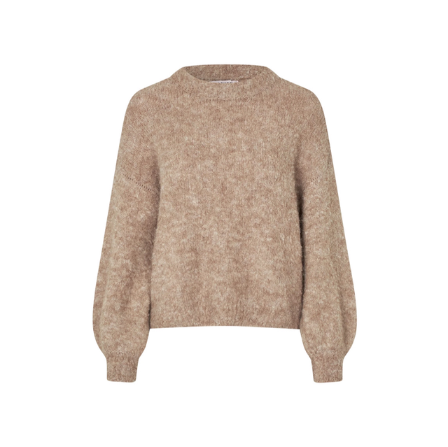 Patrisia new knit pullover Light Brown