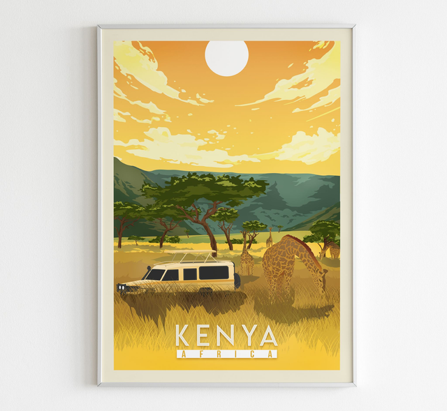 Kenya Wall Art Print