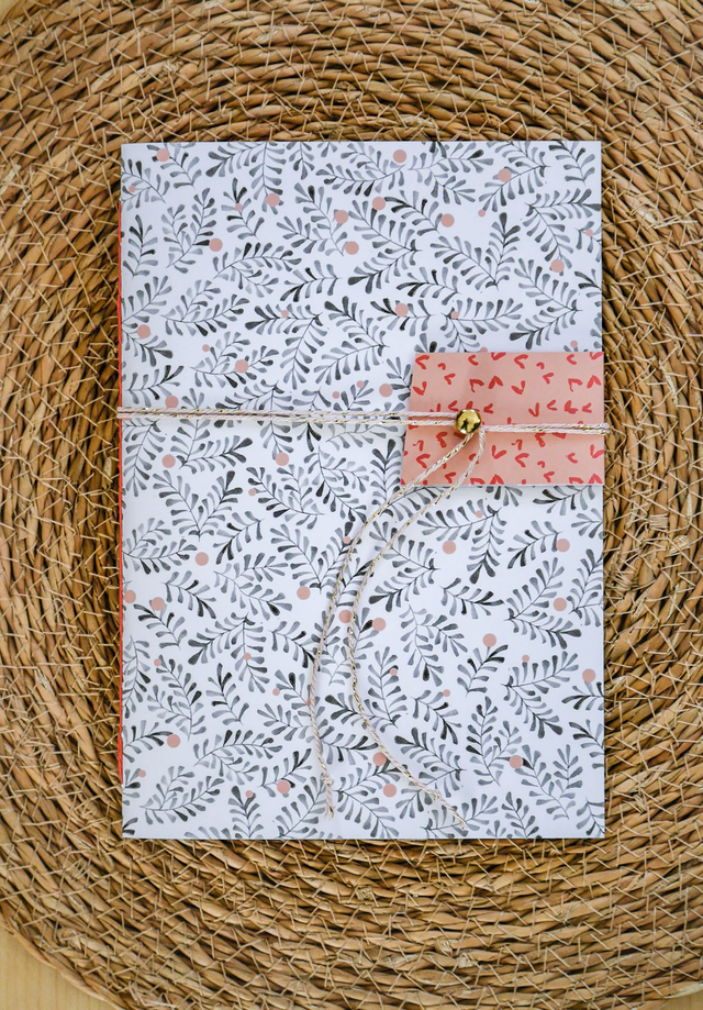 Carnet de notes A5 fait main, couverture souple avec fermeture