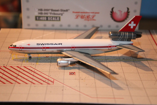 Swissair DC-10 (HB-IHH) &quot;Basel-Stadt&quot;, 1:400