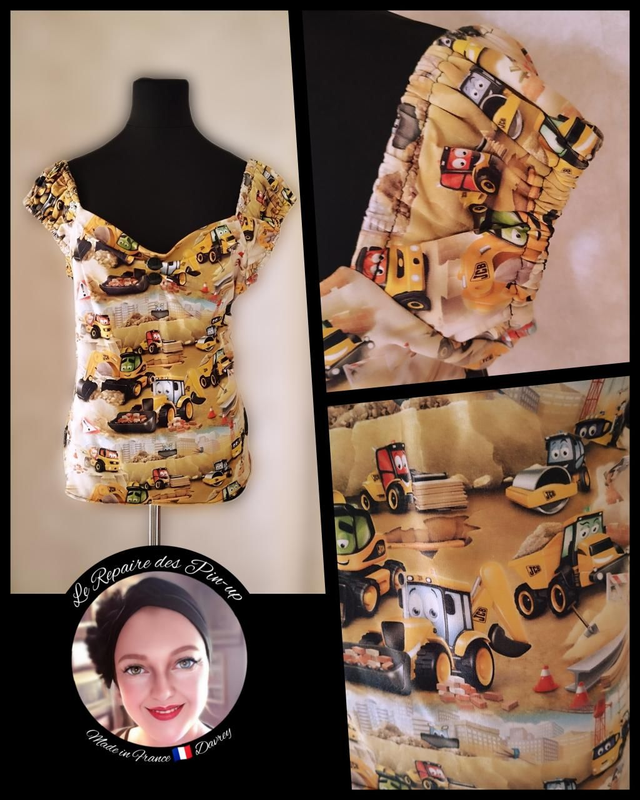 Blouse Lily Modèle Bull T46/50 ( Lily Blouse Bull size 18/22 )