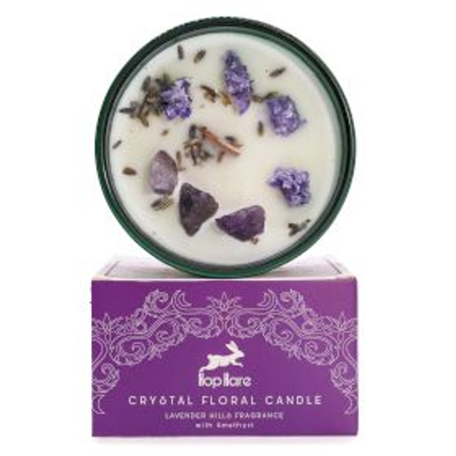 Hop Hare - Crystal Magic Flower Candle