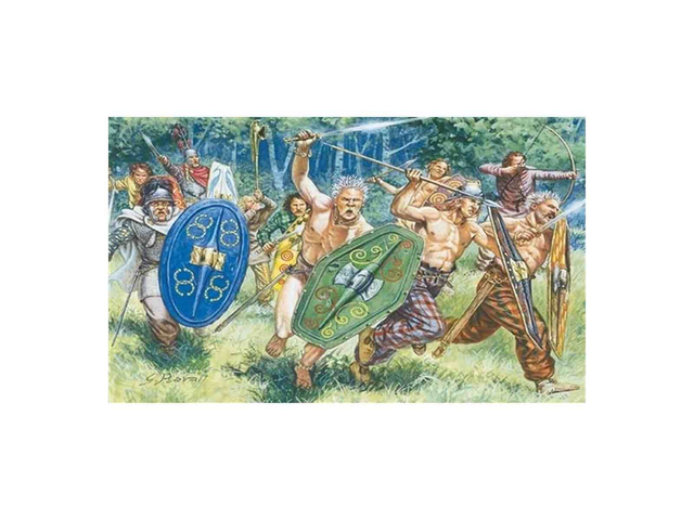 Guerriers gaulois Italeri 6022 1/72