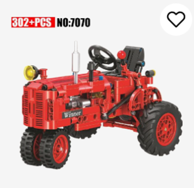 tractor bouwstenen past ook op lego