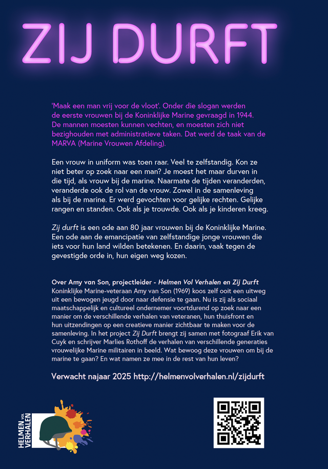 'Zij Durft' 80 jaar vrouwen bij de Koninklijke Marine 