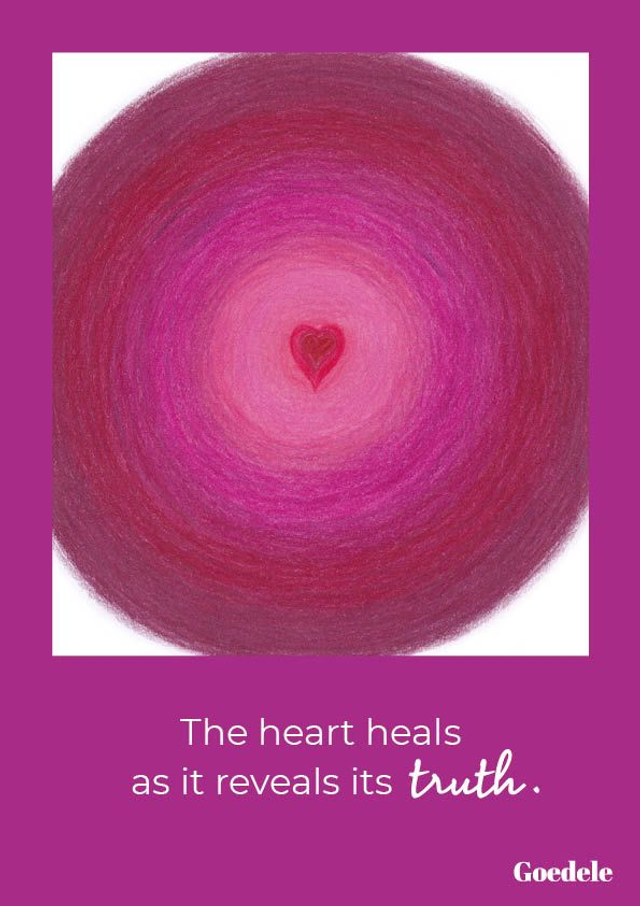 Poster A4 Heart heals
