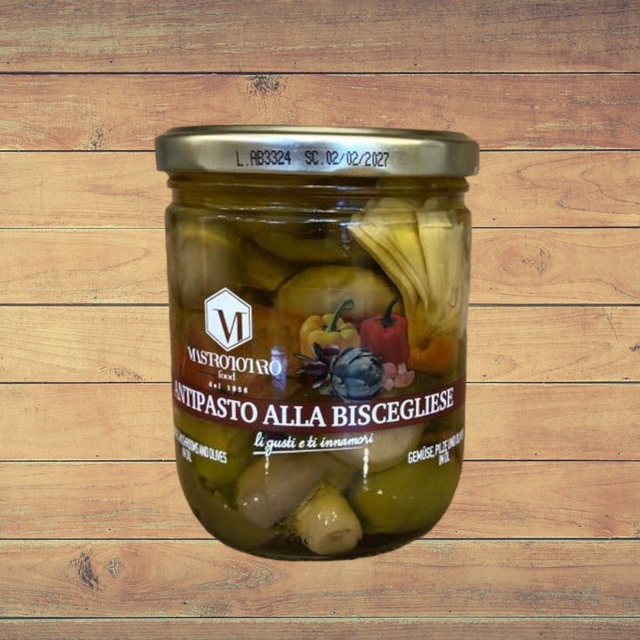 Antipasto alla biscegliese - 400gr - Mastrototaro Food