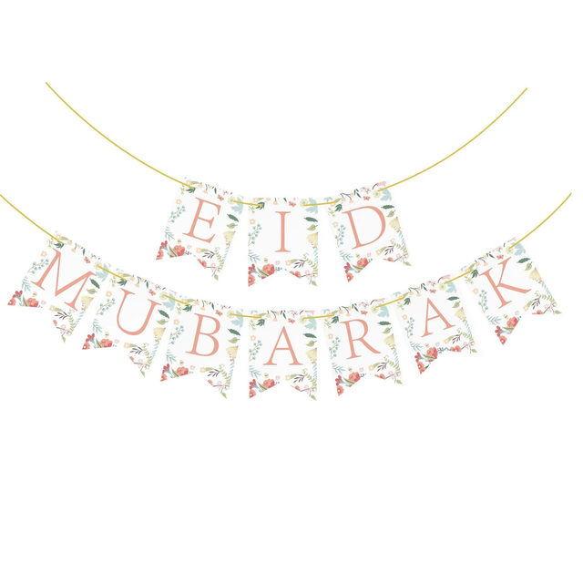 Eid Bunting - Flower design