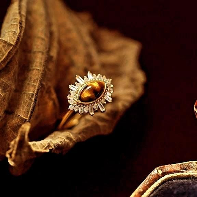 Bague oeil de tigre