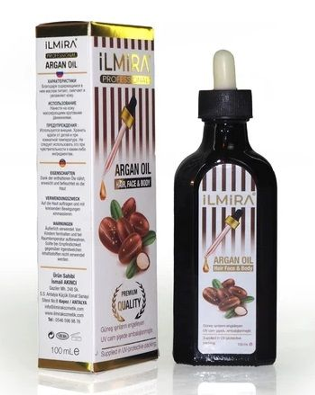 ILMIRA Argan Yagi Olejek Arganowy SERUM REGENERUJĄCE Twarz Włosy 100ml