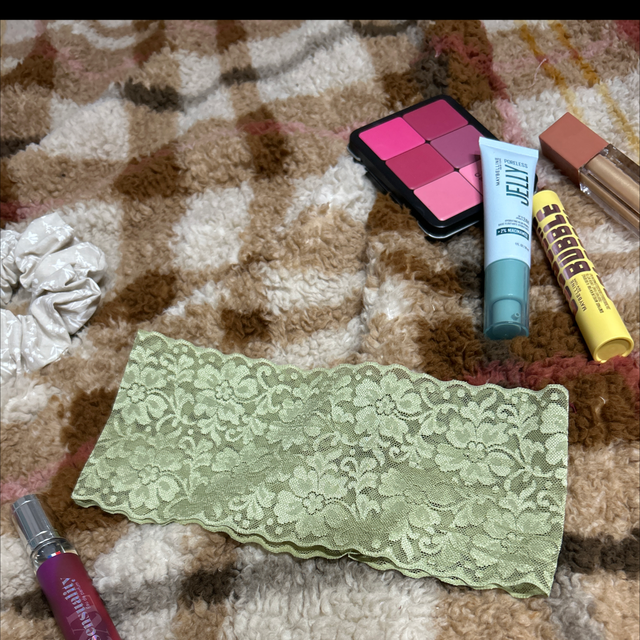 Bandeau Dentelle Vert Large