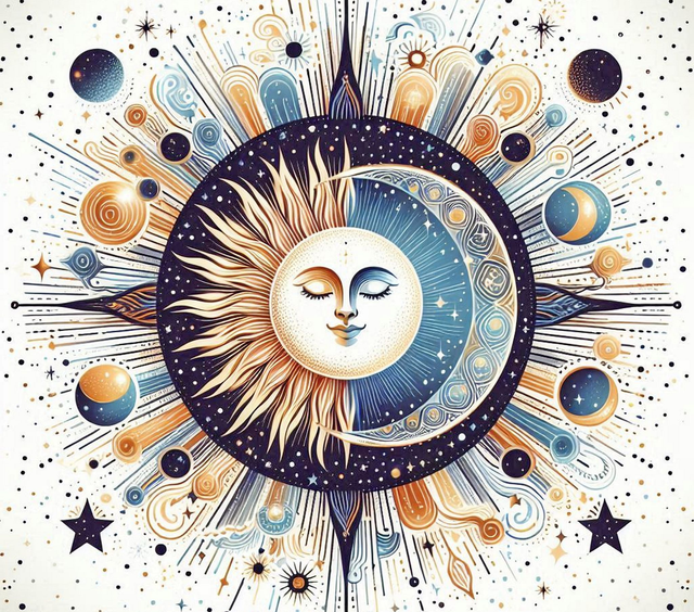 20 OZ Tumbler celestial design