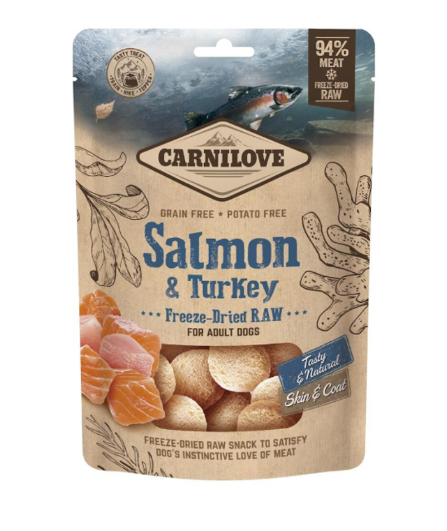 Carnilove - Freeze-Dried Snack - Salmon & Turkey