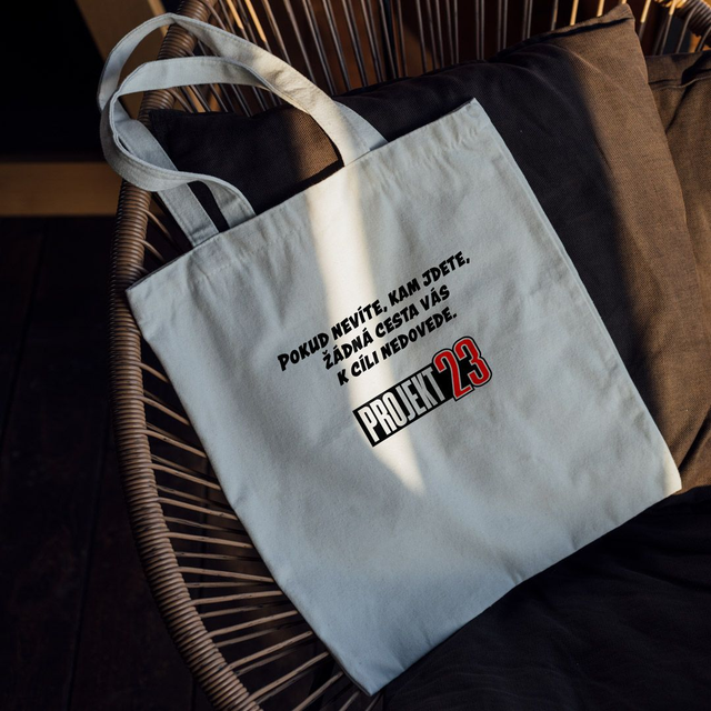 "Pokud nevíte, kam..." látková taška