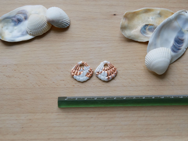 Coquillage blanc/chrome