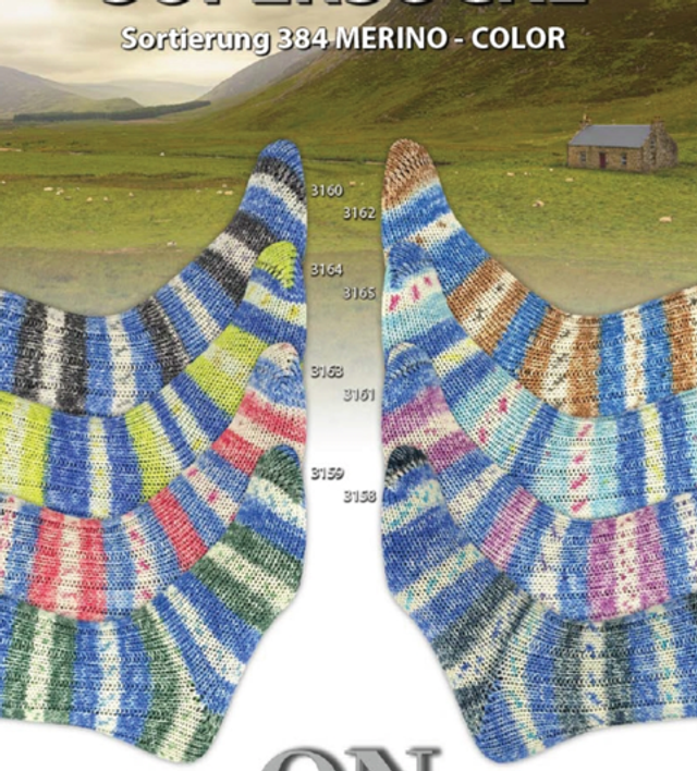 Merino Color 6-Fach Sort. 384