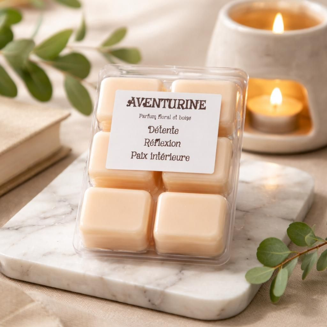 "Aventurine" - Fondant pour brûleur - Cire de soja