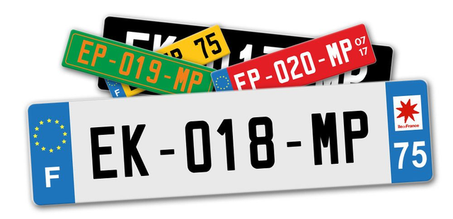 Plaque d'Immatriculation Personnalisée en Plexi pour Voiture