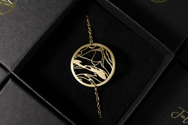 Alsace  Mont-Saint-Odile | Bracelet rond | Laiton | Dedale