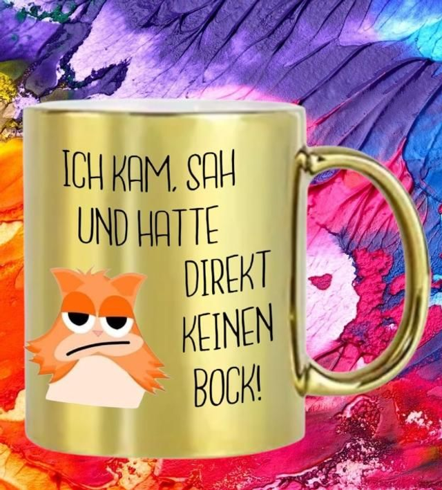 Keramiktasse DIREKT KEINEN BOCK