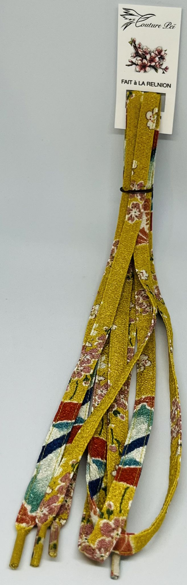 Lacet collection "Japon" safran 120 cm