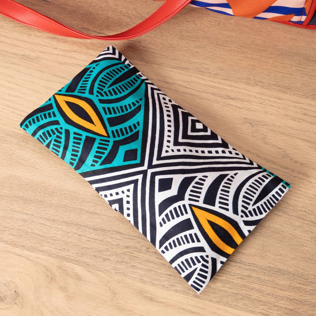 Bandeau de relaxation – Graines de lin & lavande+Housse en wax