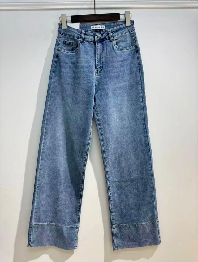 Goodies wide leg brede zoom - licht blauw