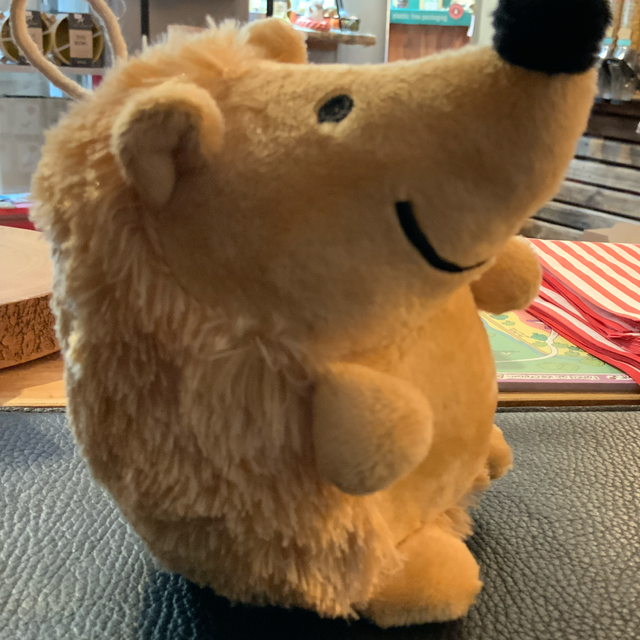 Plush hedgehog toy