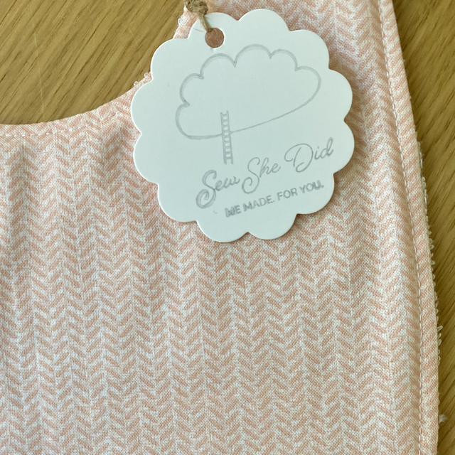Baby Bib - Coral
