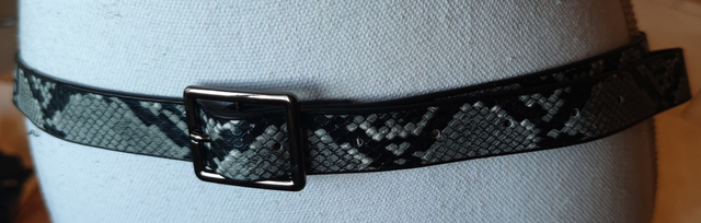 Ceinture tons gris 105 cm 