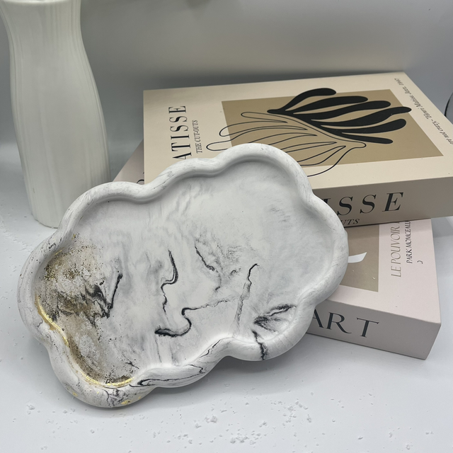 Plateau nuage marbré 