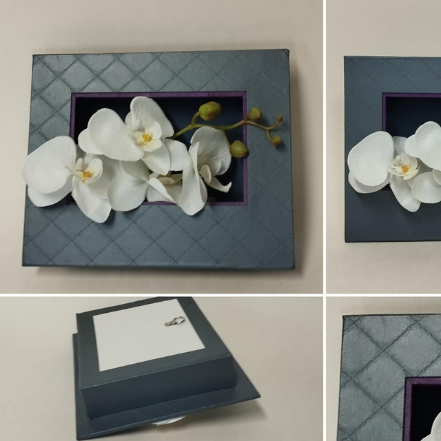 Cadre végétal - orchidées 