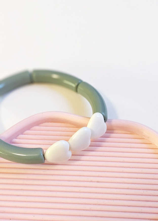 Bracelet Love latte & amande