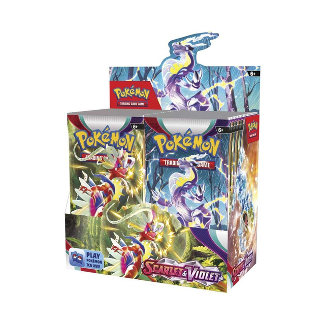 Scarlet &amp; Violet Booster Display Box (36 Packs) Ingles ( ACRILICO INCLUIDO )
