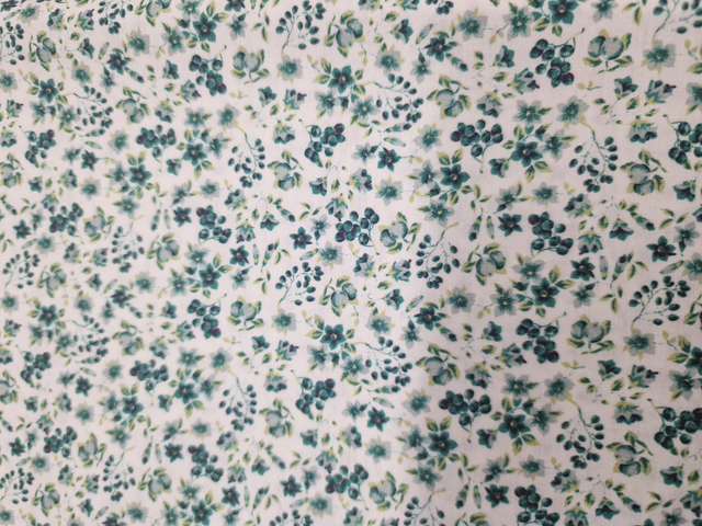 Algodon FLOR VERDE