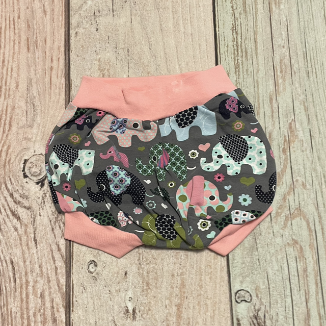 Sommershort, Größe 74, Elefanten 