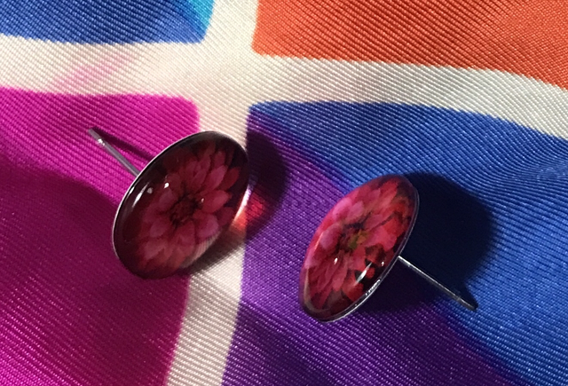 Mixed Stone Stud Earrings - STU64