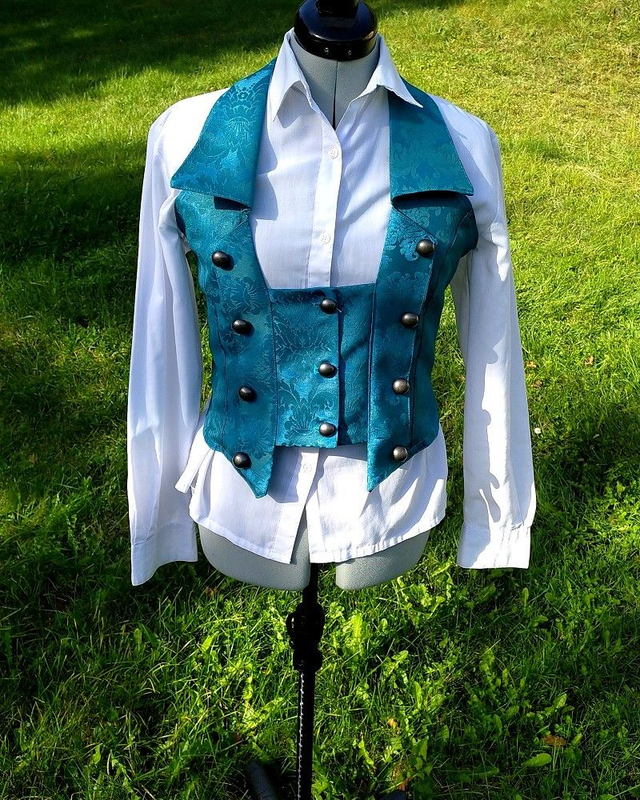 Gilet inspiration gothique/ victorien Taille