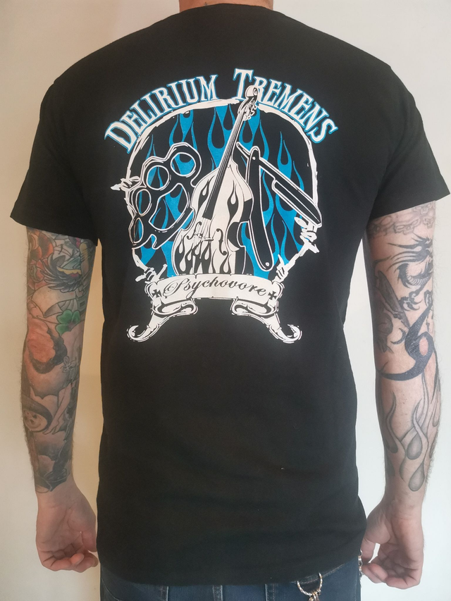 T-Shirt logo Bleu  Delirium Tremens