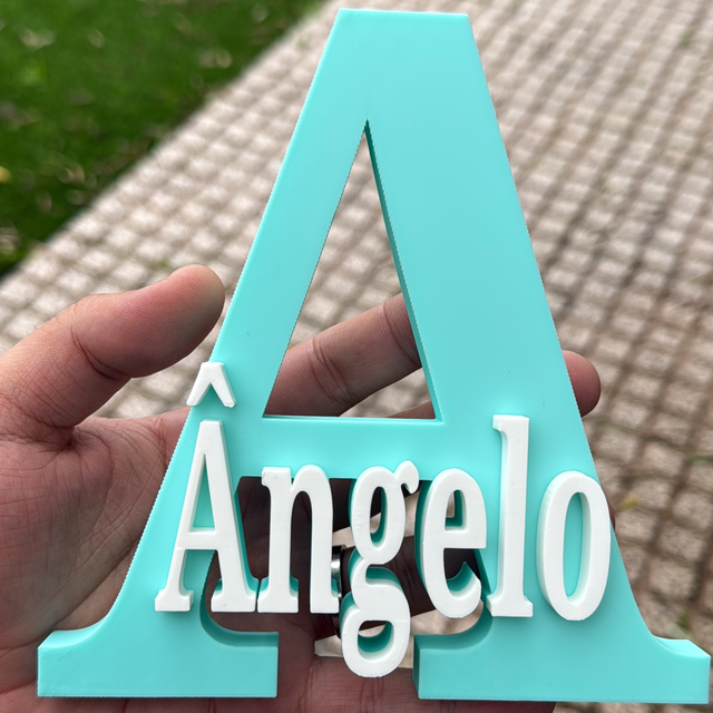 Letra + Nome Personalizado