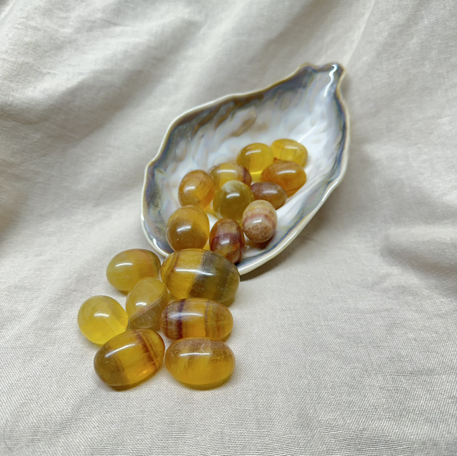 Yellow Fluorite Tumble 